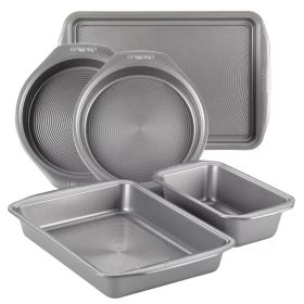 5pc Nonstick Bakeware Set - Gray