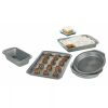 5pc Nonstick Bakeware Set - Gray